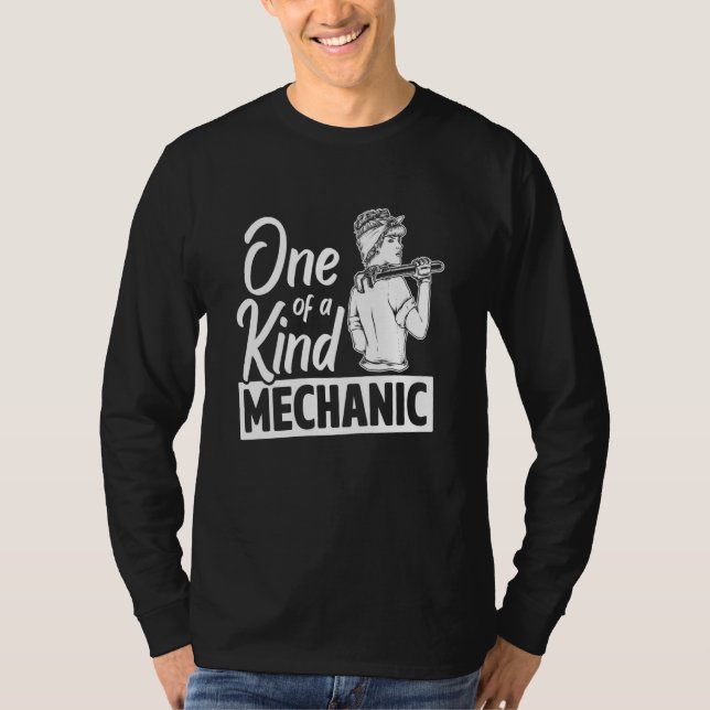 One Of A Kind Mechanic Car Repair Automobile Repai T-Shirt (Front)