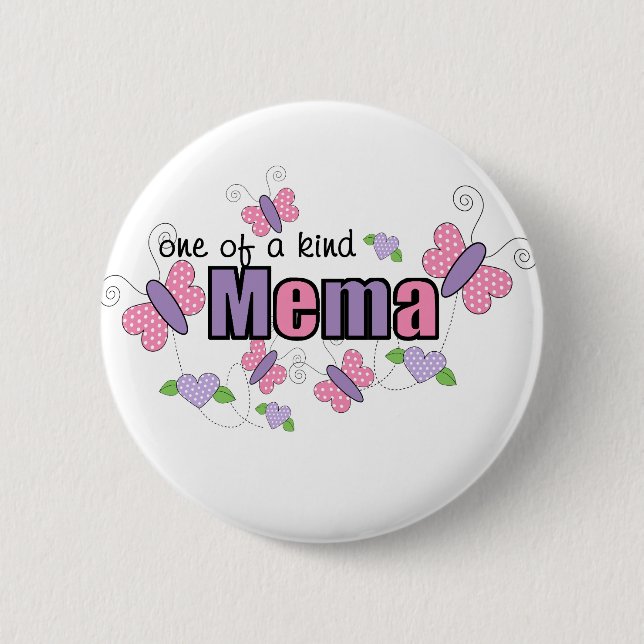 One Of A Kind Mema Button (Front)