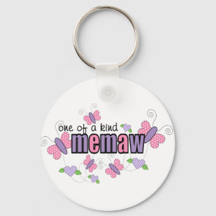 One Of A Kind Memaw Keychain