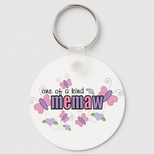 One Of A Kind Memaw Keychain (Front)