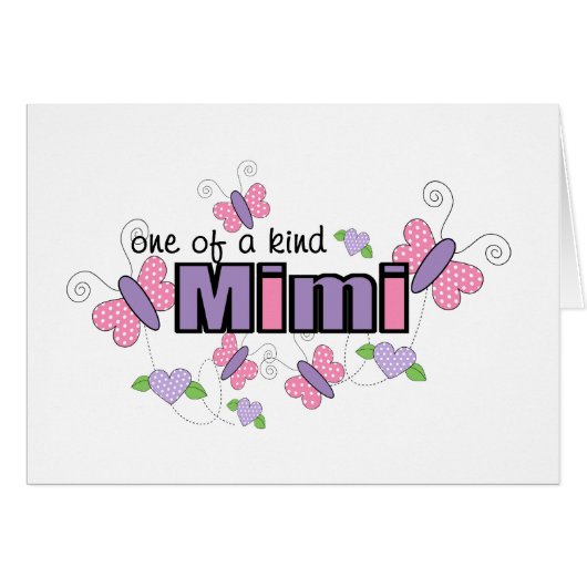 One Of A Kind Mimi Cards (Front Horizontal)