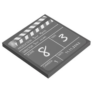 One of a Kind Movie Clapperboard Personalized Gallery Wrap