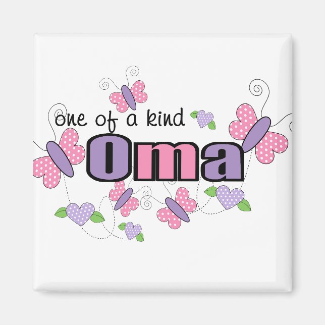 One Of A Kind Oma Magnet (Front)