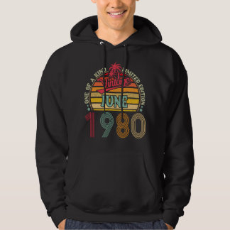 One Of A Kind Vintage Limited Edition June 1980 Hoodie