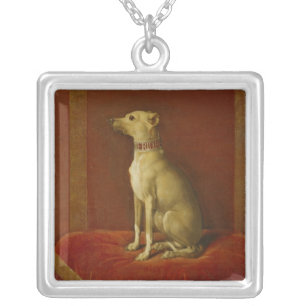 One of Frederick II's Italian greyhounds Silver Plated Necklace
