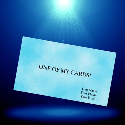 One Of My Cards Funny Joke Business Card