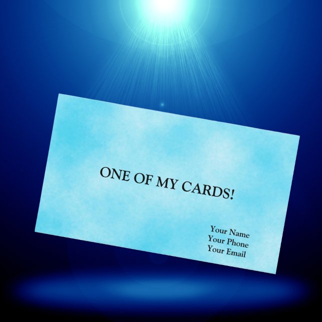 "One Of My Cards" Funny Joke Business Card (Creator Uploaded)