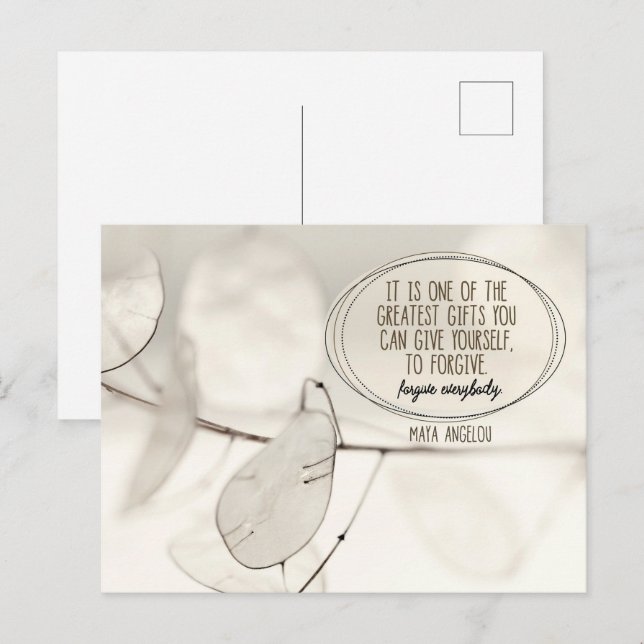 One of the Greatest Gifts Postcard (Front/Back)