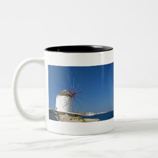 One Of The Picuresque 16th Century Windmills On M Two-Tone Coffee Mug