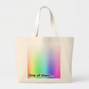 One of Them Large Tote Bag
