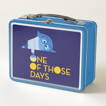 One Of Those Days Metal Lunch Box by insideout at Zazzle