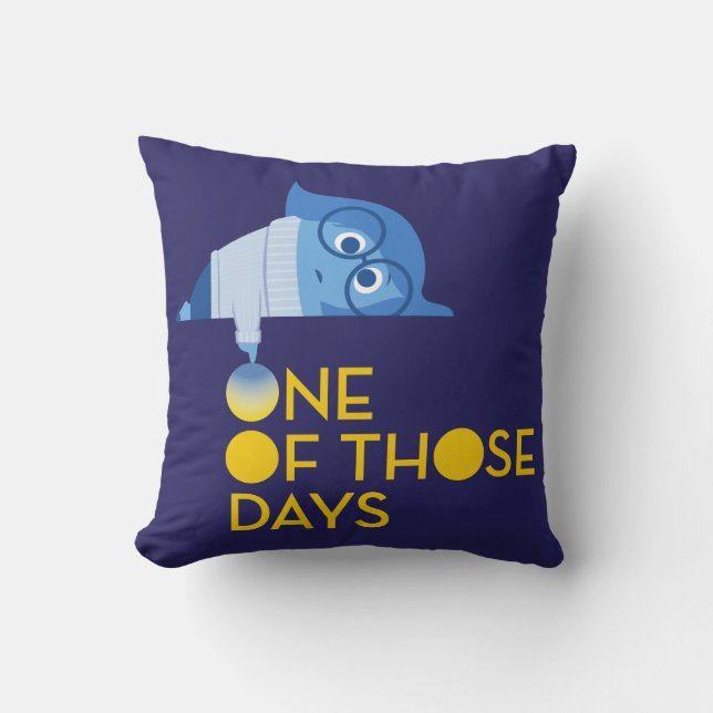 One of Those Days Throw Pillow (Front)