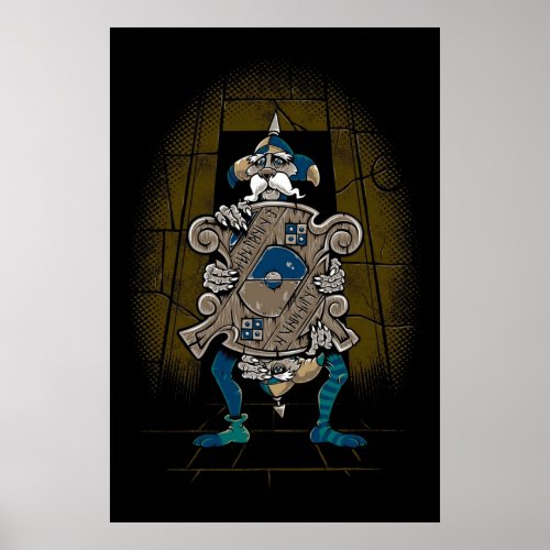One of Us Always Lies  Labyrinth Door  Goblin  80s Poster