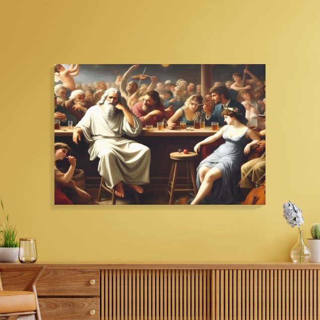 One Of Us Canvas Print (Insitu(LivingRoom))