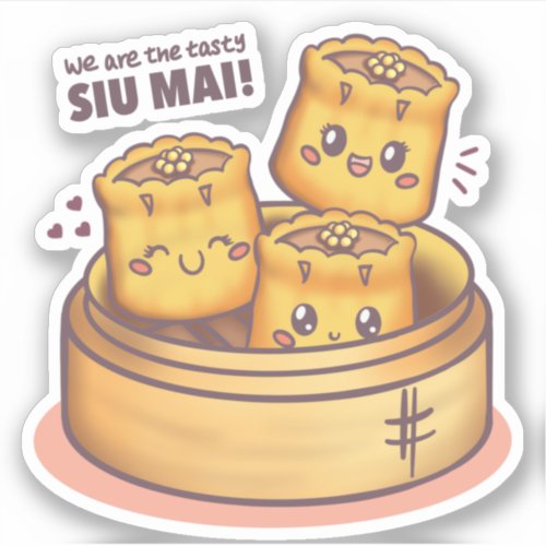 One order of tasty Siu Mai Sticker