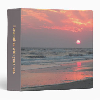 One Perfect Sunset - Oak Island, NC 3 Ring Binder