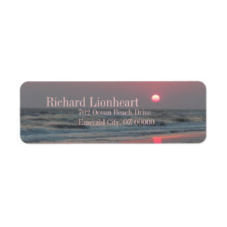 One Perfect Sunset - Oak Island, NC Label