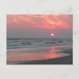 One Perfect Sunset - Oak Island, NC Postcard