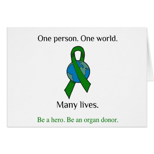 One Person. Many Lives. Cards (Front Horizontal)