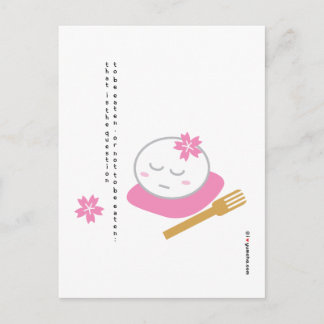 One Philosophical Mochi Postcard