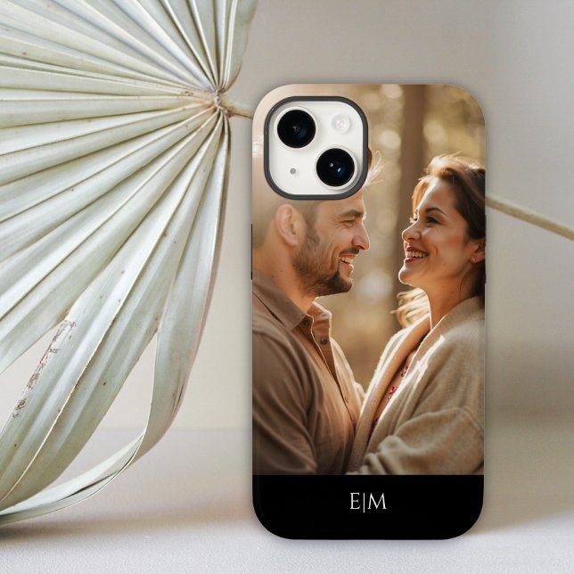 ONE PHOTO MONOGRAM PERSONALIZED IPHONE CASE (Creator Uploaded)