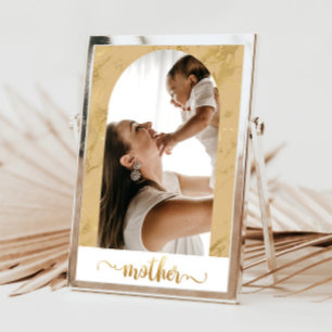 One Photo Simple Boho Frame New Mom Pregnancy Print