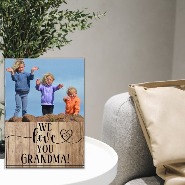 One Photo We Love You Grandma Mother's Day Gift (Creator Uploaded)