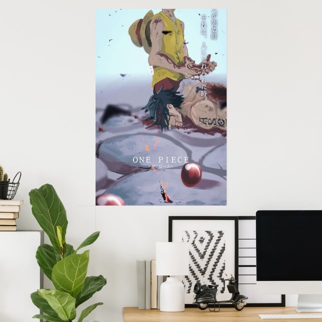 One Piece Ace Death Poster | Zazzle