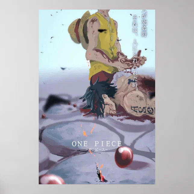 One Piece Ace Death Poster | Zazzle