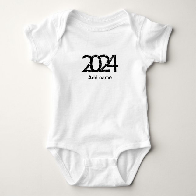 One-piece Baby born in 2024 Bodysuit (Front)