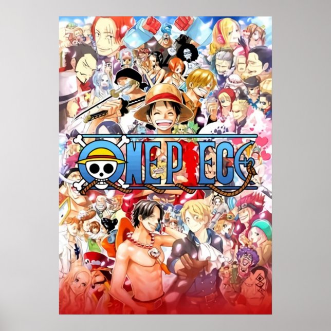 ONE PIECE CHARACTERS  POSTER (Front)