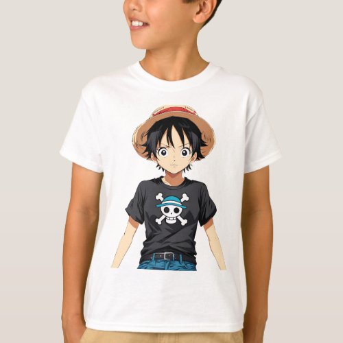 One Piece Logo T_Shirt  Iconic Pirate Crew Design