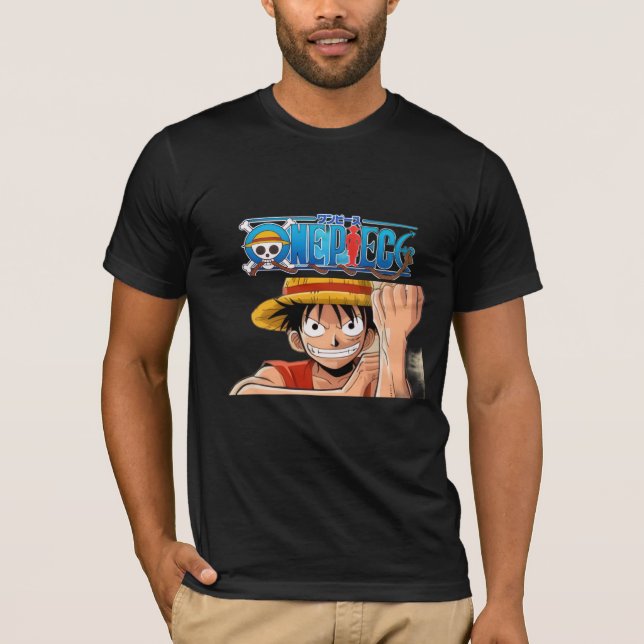 One Piece Luffy Anime Graphic T-Shirt (Front)