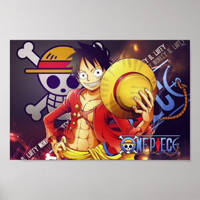 One piece luffy mugiwara poster (Front)