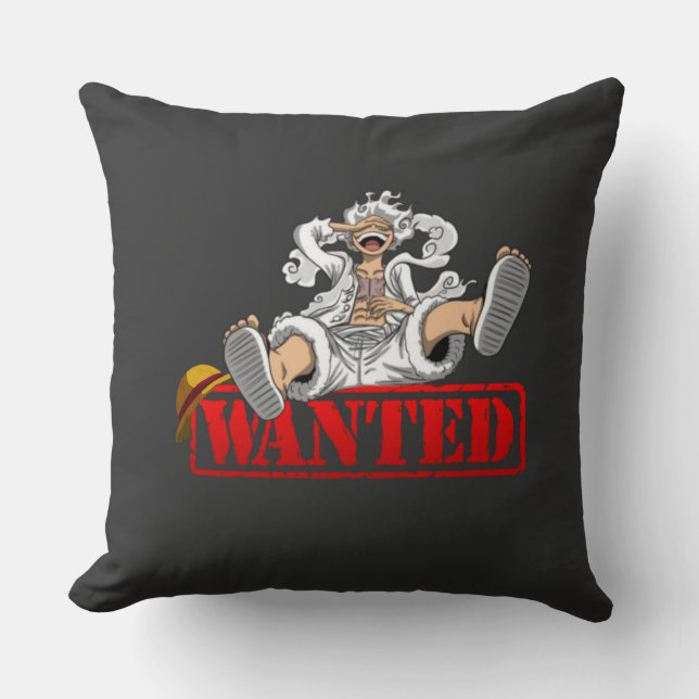 One Piece  Throw Pillow (Front)