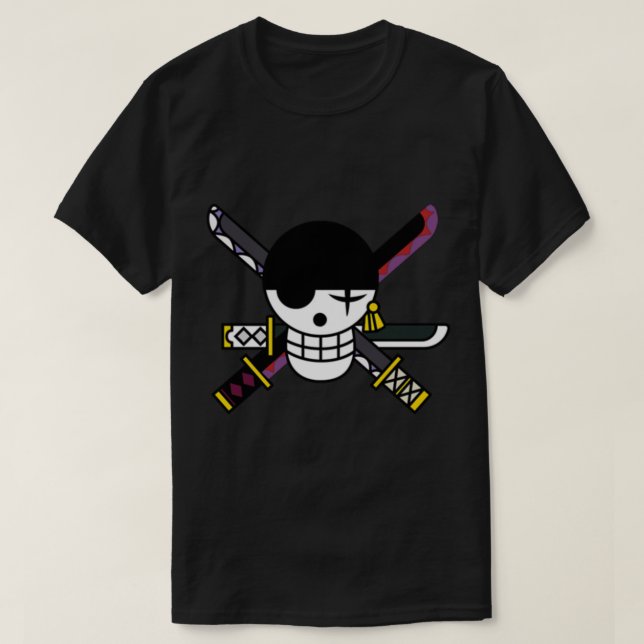 One Piece Zoro Logo Classic T-Shirt (Design Front)