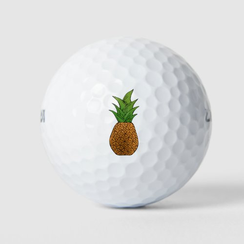 One pineapple Thunder_Cove Golf Balls