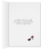 One Pink Shoe Cards (Inside (Right))