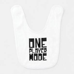 ONE PLAYER MODE BABY BIB