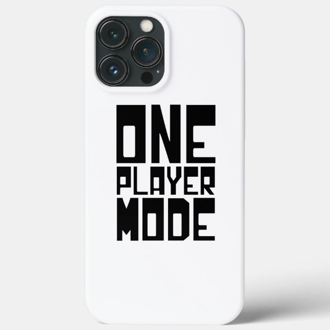 ONE PLAYER MODE Case-Mate iPhone CASE (Back)