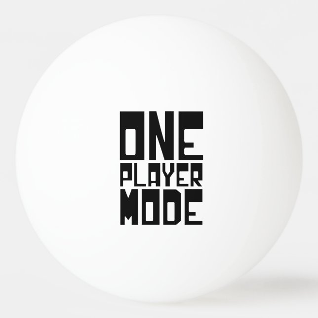 ONE PLAYER MODE PING PONG BALL (Front)
