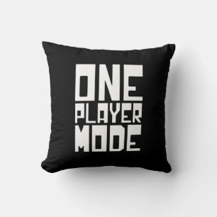 ONE PLAYER MODE THROW PILLOW