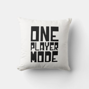 ONE PLAYER MODE THROW PILLOW