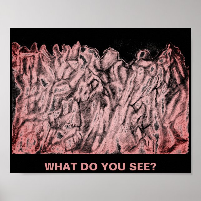 One poster two purposes art & brain trainer. (Front)