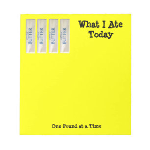 One Pound at a Time Diet Fun Stuff Notepad