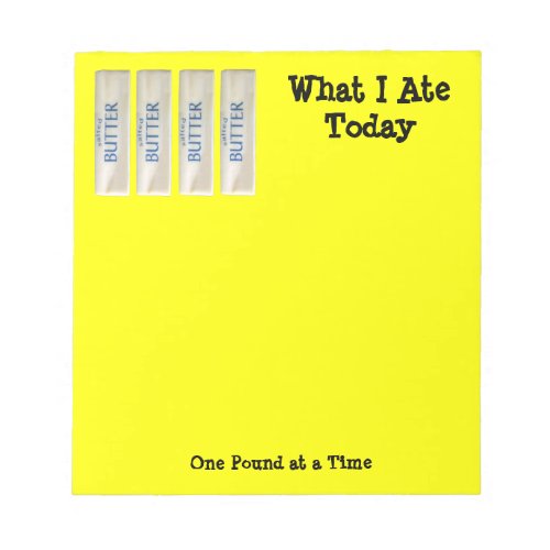 One Pound at a Time Diet  Fun Stuff Notepad