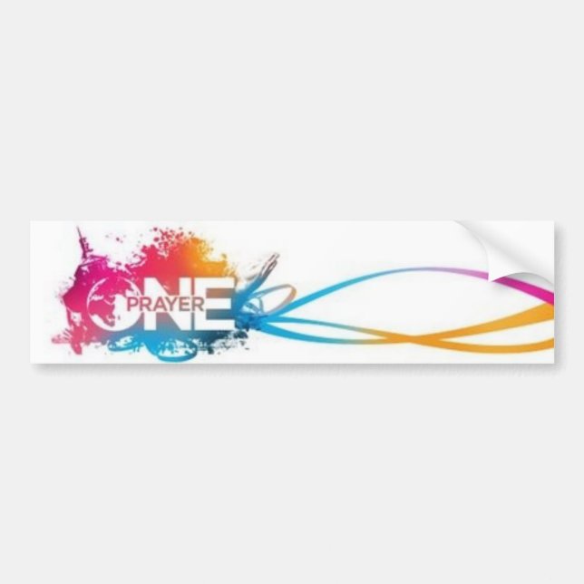 One Prayer Bumper Sticker (Front)