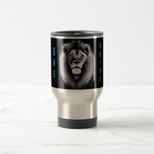 One pride lion travel mug