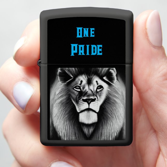 One pride lion zippo lighter (In Hand)