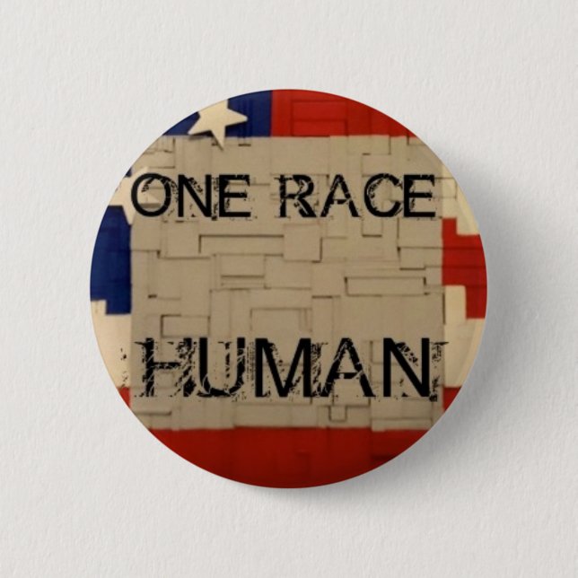 One Race Human Button (Front)